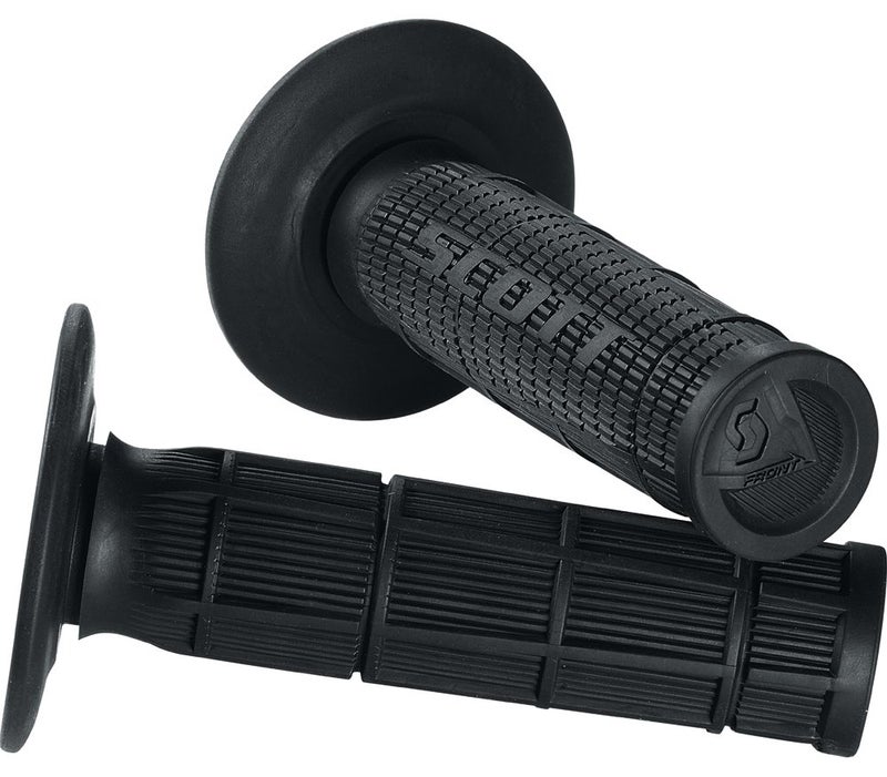 Scott Sports 233927-0001 Black Radial Half Waffle Motorcycle Grips - Image 1